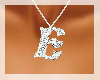 [DF] E silver necklace