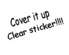 Cover it up sticker