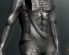 [Q] bodysuit skull M