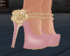 Gold Flower - Shoes