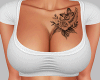 Crop White Top + Tattoos