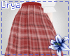 Country Plaid Red Skirt