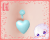 |H| Blue Heart Piercing
