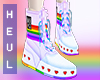 Rainbow Hearts shoes