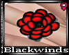 BW| Red Rose Ring-Left