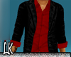 [LK] Vest black & red