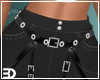 Black Belted Tie Shorts