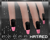 |H Black&Pink Nails