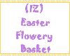(IZ) Basket Flowery