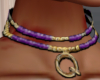 Q Gold Purple Necklace