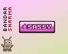 (BS) SASSY in pink