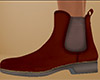 Red Brown Ankle Boots F