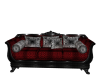 Victorian Sofa Red