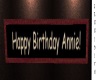 Annie Birthday Sign