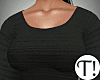T! Sweater Dress Black