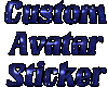 Custom Avatar Sticker
