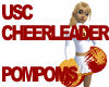 USC Cheerleader PomPoms