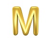 M Balloon Gold
