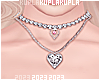 $K Sweet Heart Necklace