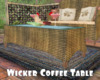 *Wicker Coffee Table
