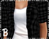 ᙖ| Black Plaid Shirt