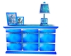 Blue Frozen Dresser