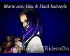 Marie bleu & black hair