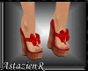 !AR! Red Platform Shoes