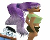 purple hair long