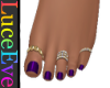Purple Nuria Feet