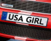 USA Girl Sticker
