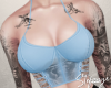 S. Blue Corset + Tattoo