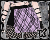 K|Lilac&Black Skirt Mesh
