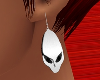 *TJ* Alien Earrings SBk
