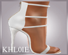 K white sim heels