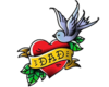 Vintage Dad Tattoo