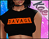 K| Savage Crop Top Orang