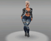 W plaid ankle boots W