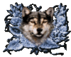Wolf Glitter Sticker