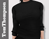 Black Basic Sweater - F
