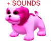 [A94] pink toy puppy 