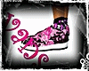 Pink/Black sneakers