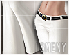 [Is] Flare Pants White