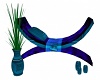 Blue Curve Chair