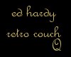 *Q* Ed Hardy retro couch