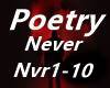 |Ve|  Poetry ( Never )