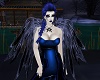 Kate Blue Vamp Wings