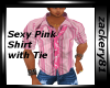 Sexy Pink Shirt n Tie