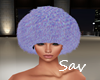 Fur Hat-Blue/Lilac