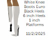[BB] White Knee Boots Eu